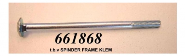 Bach FIETD BOUT M8X140 FRAMEKLEM HA