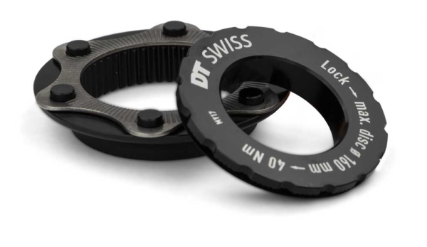 Dt Swiss Naafd Dt Center Lock Adapter Race 160mm 12mm Zw Zwart