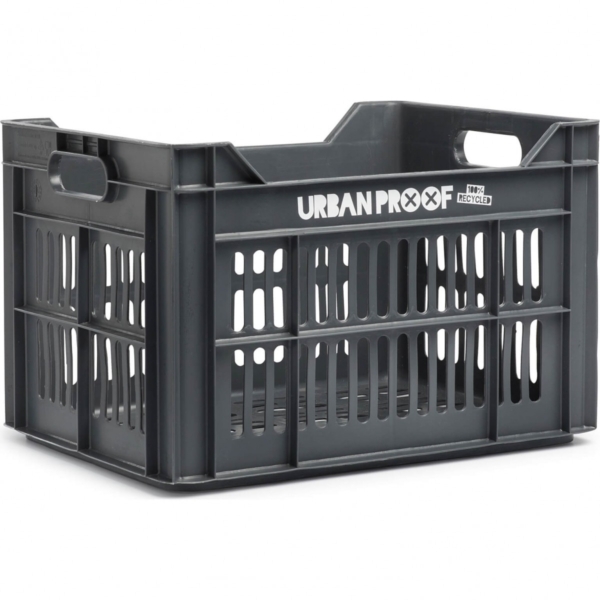 Urban Proof fietskrat 30L ash grey Recycled 40x30x Donker Grijs