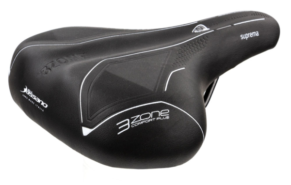Selle Bassano ZADEL SB SUPREMA 3ZONE CITY ZW Zwart