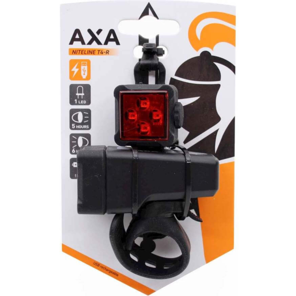 Axa verl set Niteline T4 R usb Zwart - Afbeelding 3