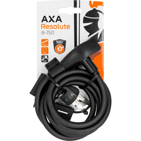 Axa Kabelslot Resolute 150/8 Zwart