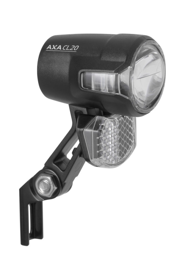 Axa KOPLAMP COMPACTLINE 20 SWITCH 6V ZW Zwart