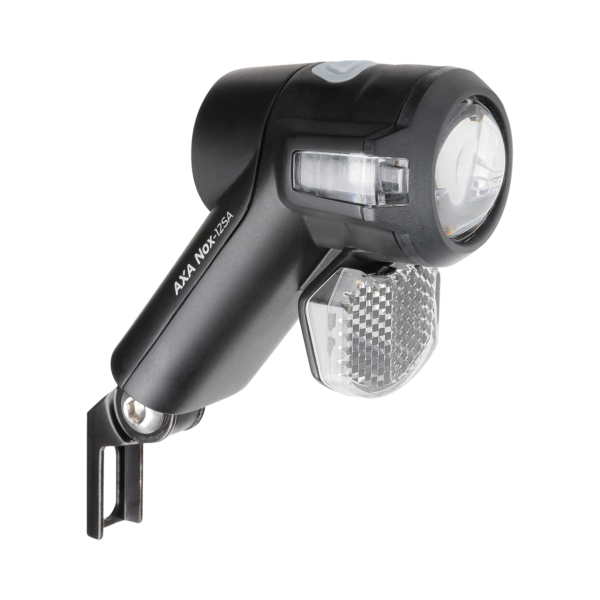 Axa koplamp Nox Sport auto off batterij 12 lux zwa Zwart