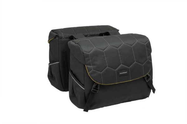 New Looxs fietstas dubbel Mondi Joy Quilted Black
