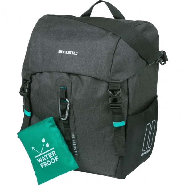 Basil Fietstas Discovery L Melee Black