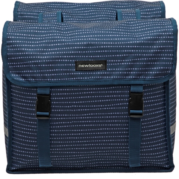 New Looxs fietstas dubbel Fiori 30L Nomi Blue