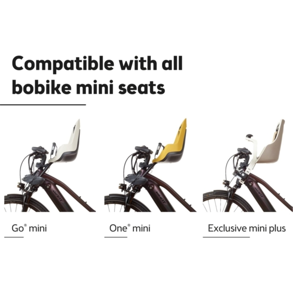 Bobike bevestigingsset / Ahead Plus adapter voorz Zwart
