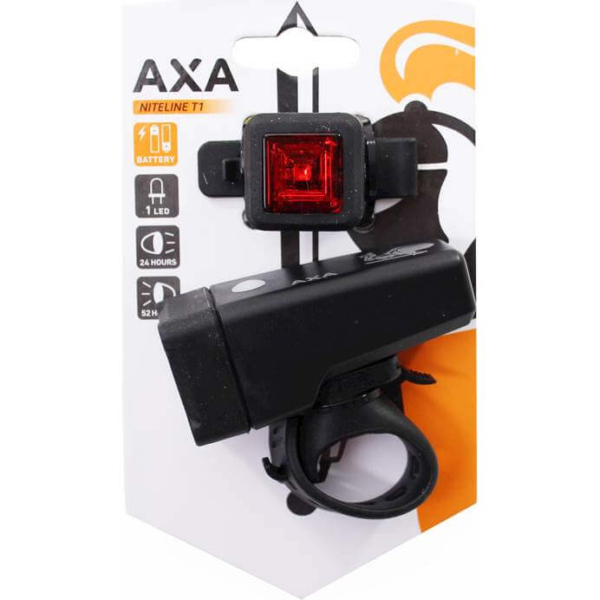 Axa verl set Niteline T1 batt Zwart - Afbeelding 3