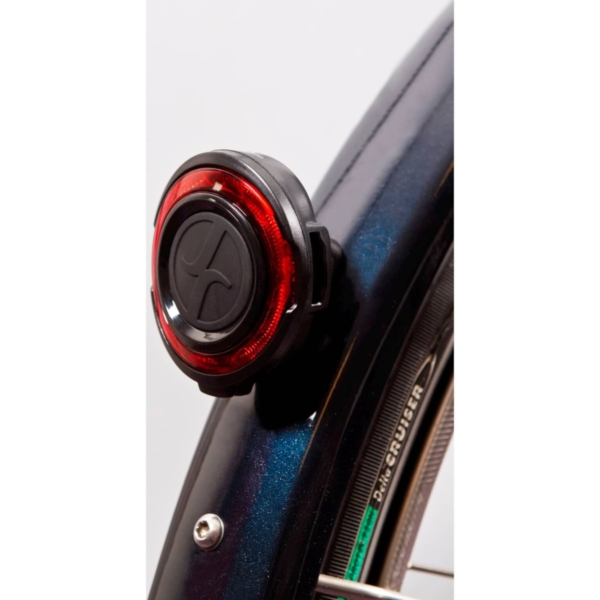 Spanninga achterlicht O-Guard batterij spatbord Black