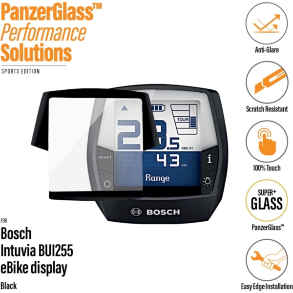 Panzerglass Bosch Intuvia BUI255 screenprotector o Zwart