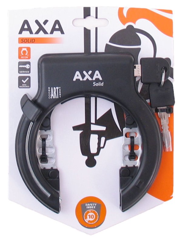 Axa Solid XL frame/spatbordbev. Zwart