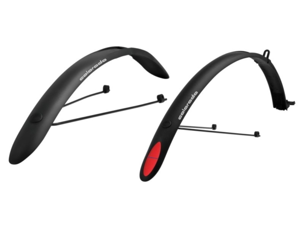Polisport spatbordset colorado 28" Zwart