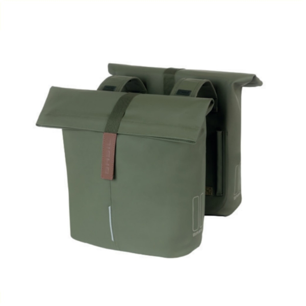 Basil fietstas dubbel City 28-32L Moss Green