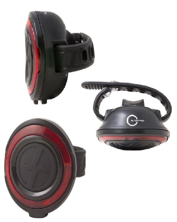Spanninga achterlamp o-xb led on/off/flash incl. 2 Rood