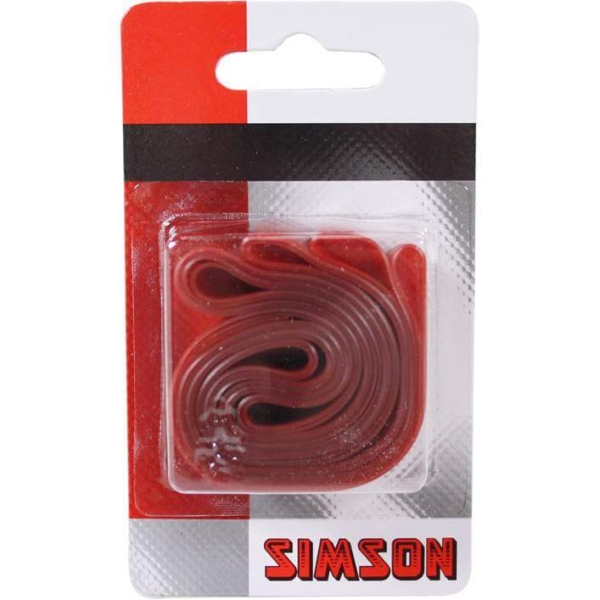 Simson velglint 20mm pvc Rood
