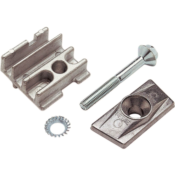 Hebie adapter standaard Zilver