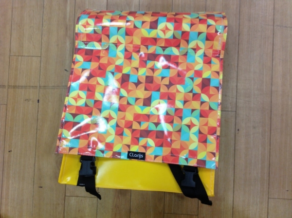 Clarijsq Clarijs dubbele tas met div print