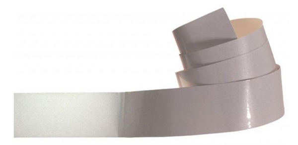 Wowow Refl Tape 3M 4cm x 100cm Wit