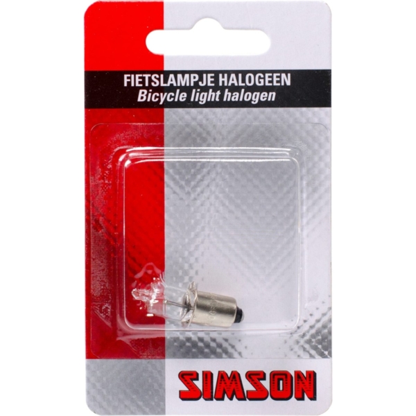 Simson FIETSLAMPJE HALOGEEN 6 Transparant