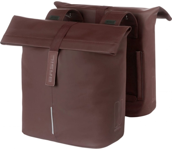 Basil fietstas dubbel City 28-32L Roasted Brown