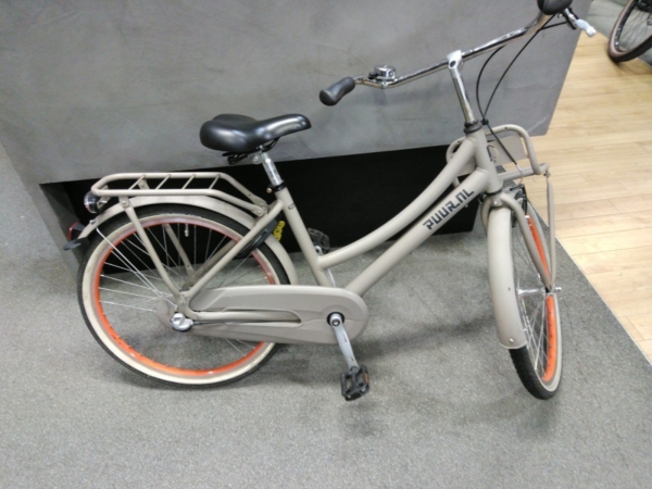 Gazelle PuurNL Taupe S Meisjes 2020